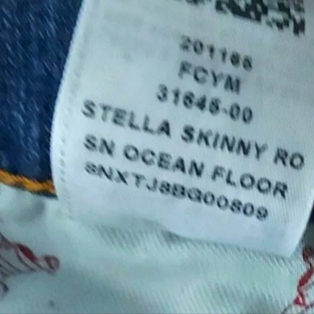 True Religion Stella Skinny Jeans Womens 30 x 32 Blue Denim Stretch Zip Fly - Picture 6 of 8